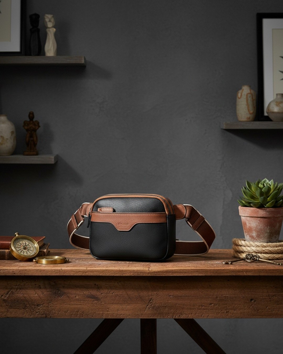 Wriggle Small Sling Bag Crossbody Bags for Women,Leather Cell Phone Purse Fanny Pack Chest Bag for Travel - Image 5